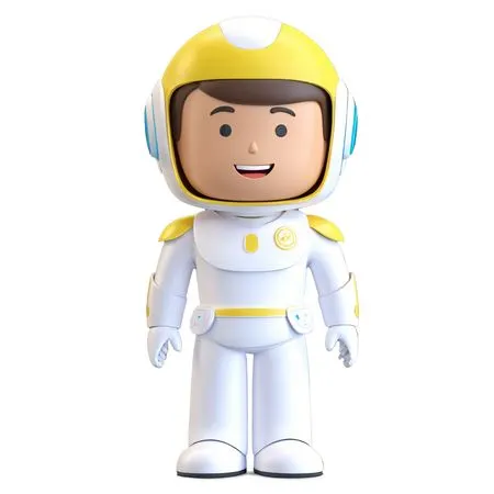 Robotic character  AI Image