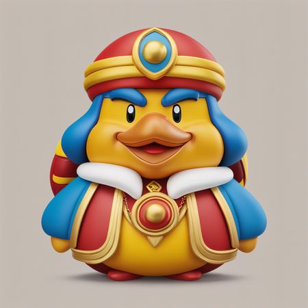 Personnage de Royal Duck  Image IA