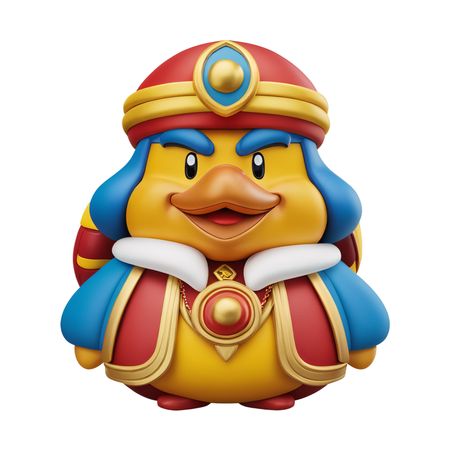 Royal Duck Character  AI Image