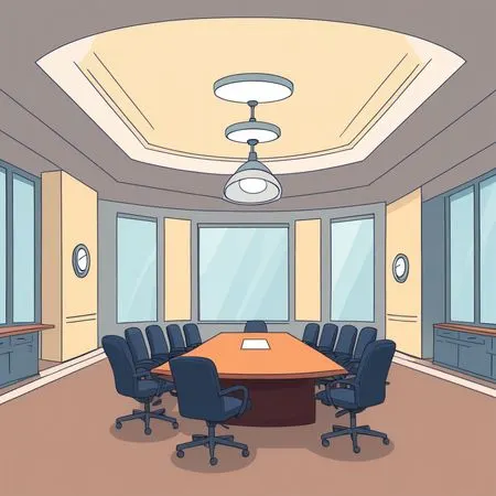 Salle de conférence moderne  AI Image
