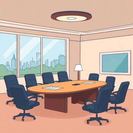 Salle de conférence vide  AI Image