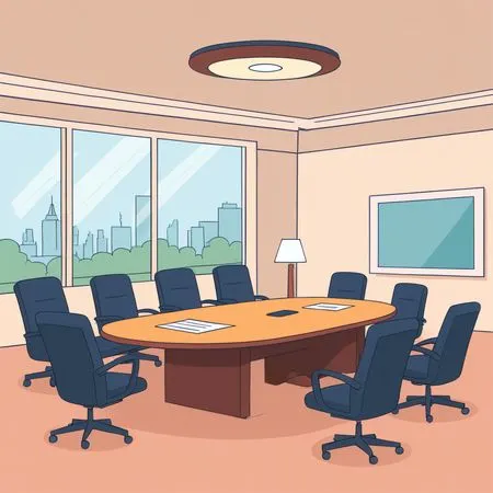 Salle de conférence vide  AI Image