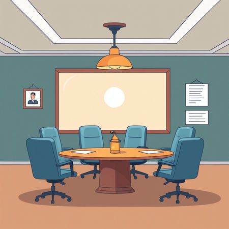 Salle de conférence vide  Image IA