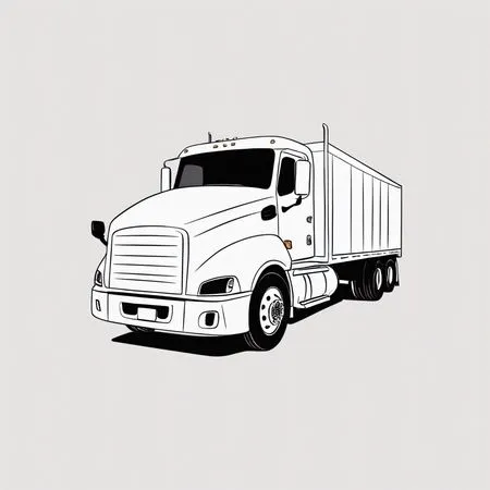 Semi-trailer Truck  AI Image