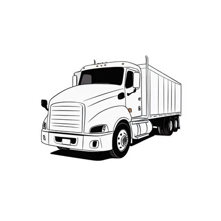 Semi-trailer Truck  AI Image