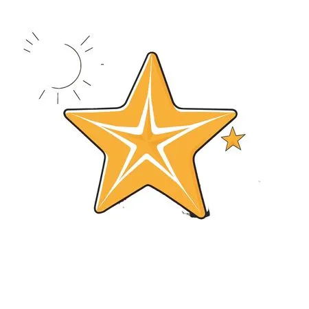 Shining star  AI Image