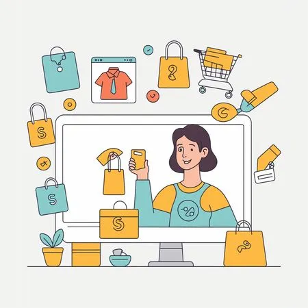 Sitio web de compras en línea  Imagen AI