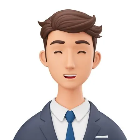Smiling Businessman  AI Image