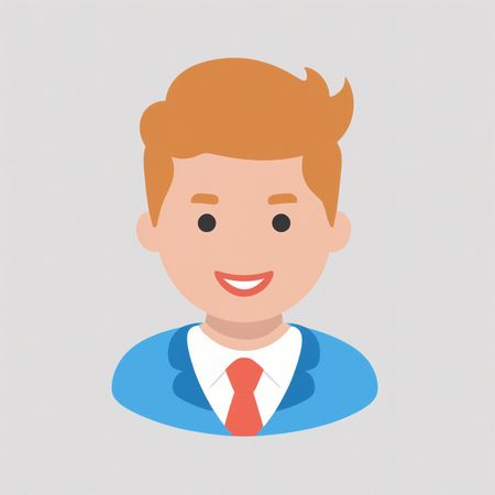 Smiling Businessman  AI Image