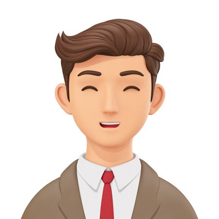 Smiling Businessman  AI Image