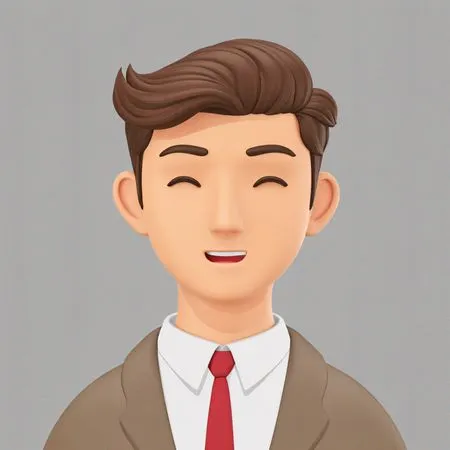 Smiling Businessman  AI Image