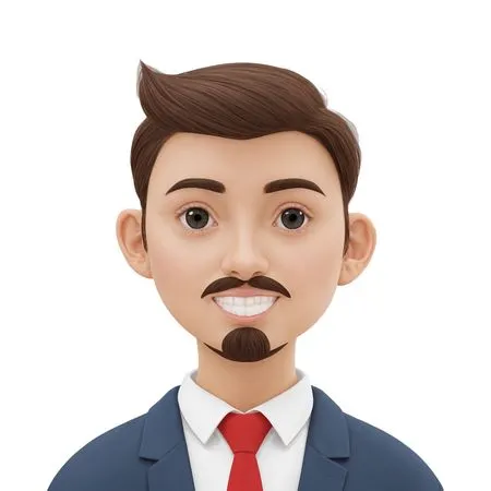 Smiling businessman in formal business attire  AI Image
