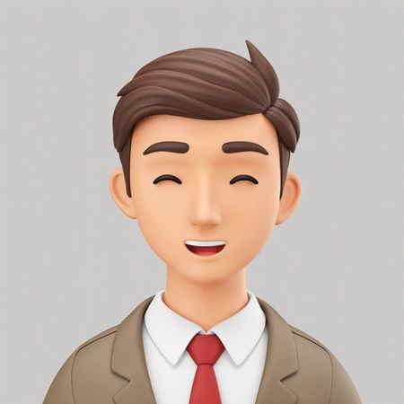 Smiling Businessman In Suit And Tie  AI Image