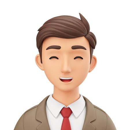 Smiling Businessman In Suit And Tie  AI Image