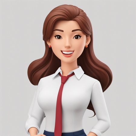 Smiling Businesswoman  AI Image