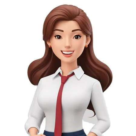 Smiling Businesswoman  AI Image