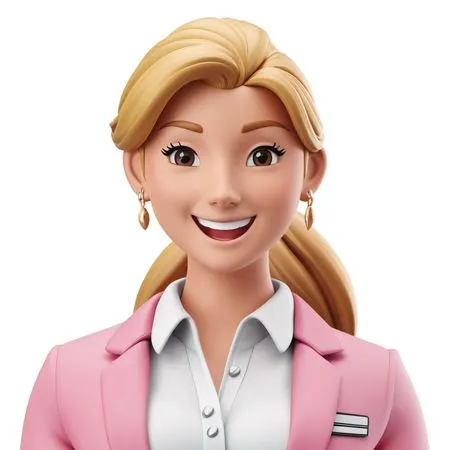 Smiling Businesswoman  AI Image