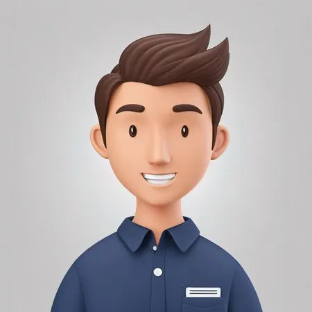 Smiling Character  AI Image