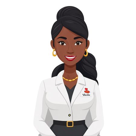 Smiling Female Doctor  AI Image