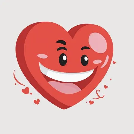 Smiling Heart  AI Image