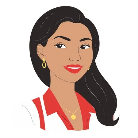Smiling Woman  AI Image