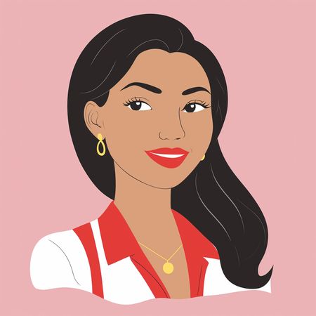 Smiling Woman  AI Image