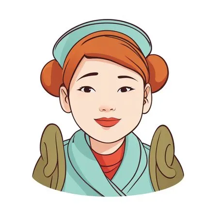 Smiling Woman In Traditional Attire  AI Image