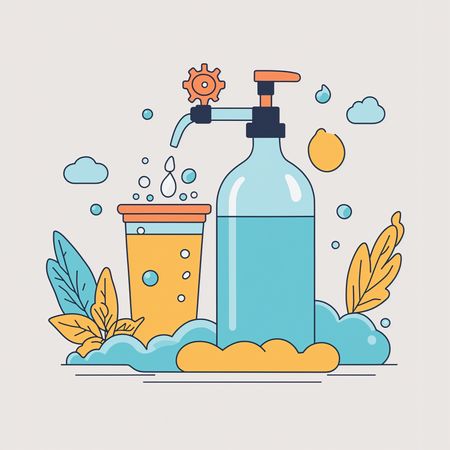 Soda Siphon And Drink  AI Image