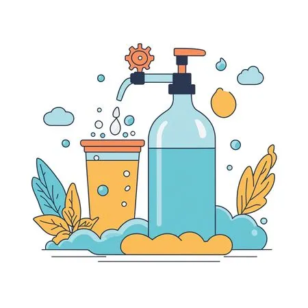 Soda Siphon And Drink  AI Image