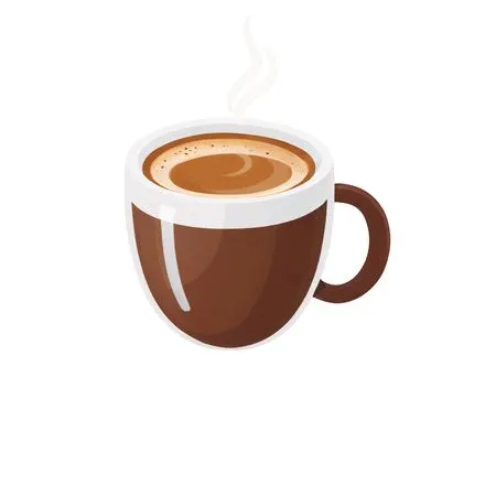 Steaming Cup Of Coffee  AI Image