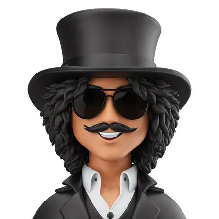 Stylish Boy With A Top Hat  AI Image