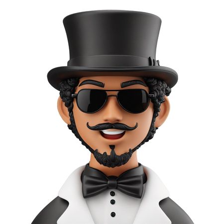 Stylish Gentleman In Formal Attire  AI Image