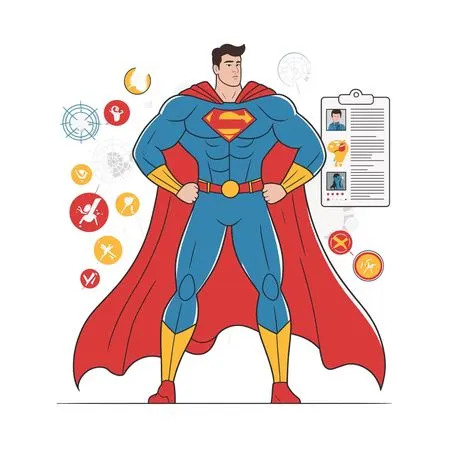 Superhero with special abilities  AI Image