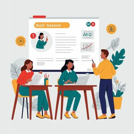 Team Discussing A Project In A Office Workspace  AI Image