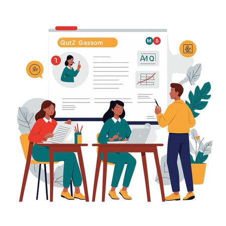 Team Discussing A Project In A Office Workspace  AI Image