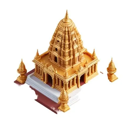 Temple hindou  Image IA