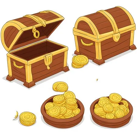 Treasure Box  AI Image