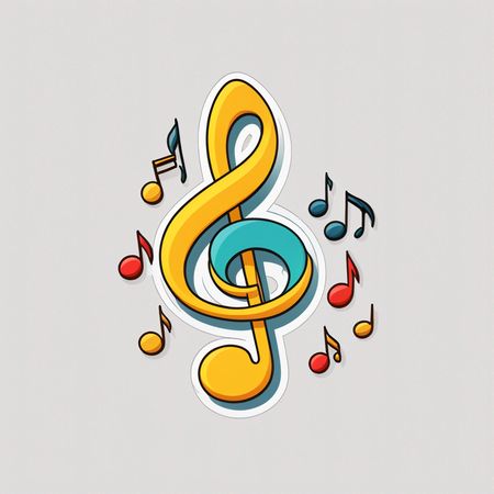 Treble Clef  AI Image