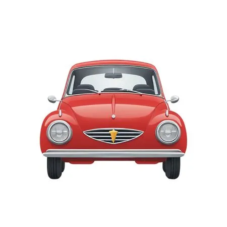 Voiture de style vintage  Image IA