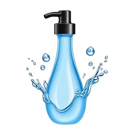 Water Dispenser Bottle With Water Splash  AI Image