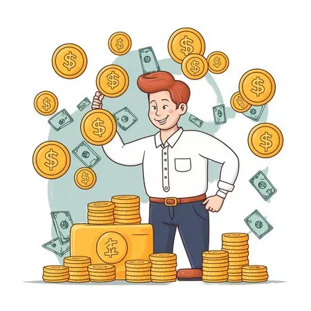 Wealth Businessman  AI Image