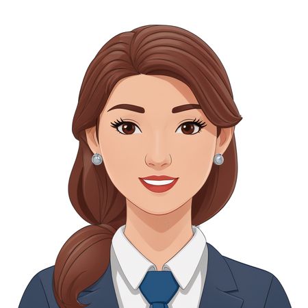 Woman In Business Attire Smiling  AI Image