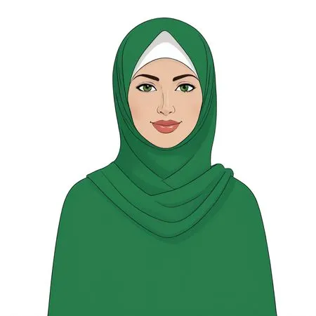 Woman In Hijab  AI Image
