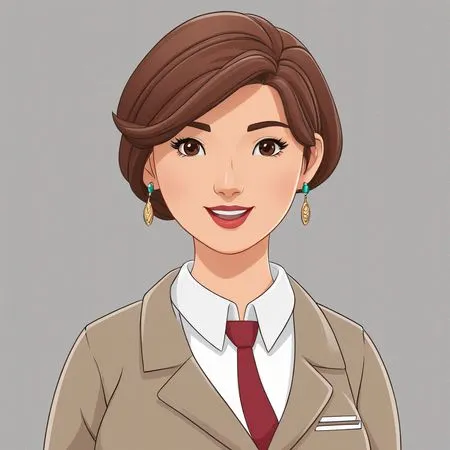 Woman In Professional Attire  AI Image