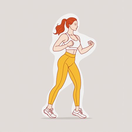 Woman Jogging  AI Image