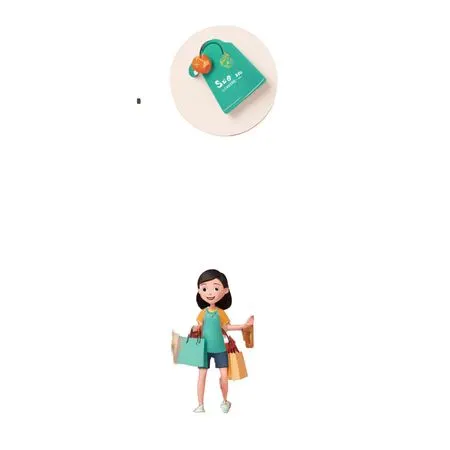 Woman Shopping At Store With Discounts  AI Image