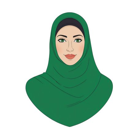 Woman Wearing Hijab  AI Image