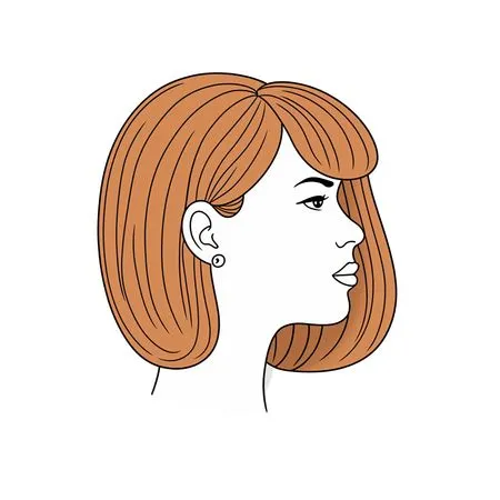 Woman With Stylish Hairstyle  AI Image