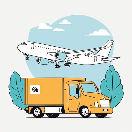 Worldwide Delivery  AI Image