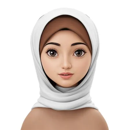 Young Muslim Woman  AI Image